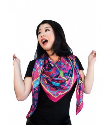 Amymode Womens Flowers Oversized Pashmina in Fashion Scarves