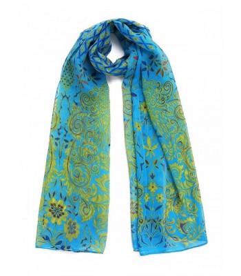 ZANZEA Women Peacock Chiffon Scarf in Fashion Scarves