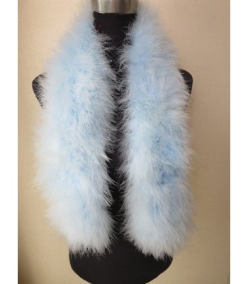 Ostrich Feather Scarf fluffy light