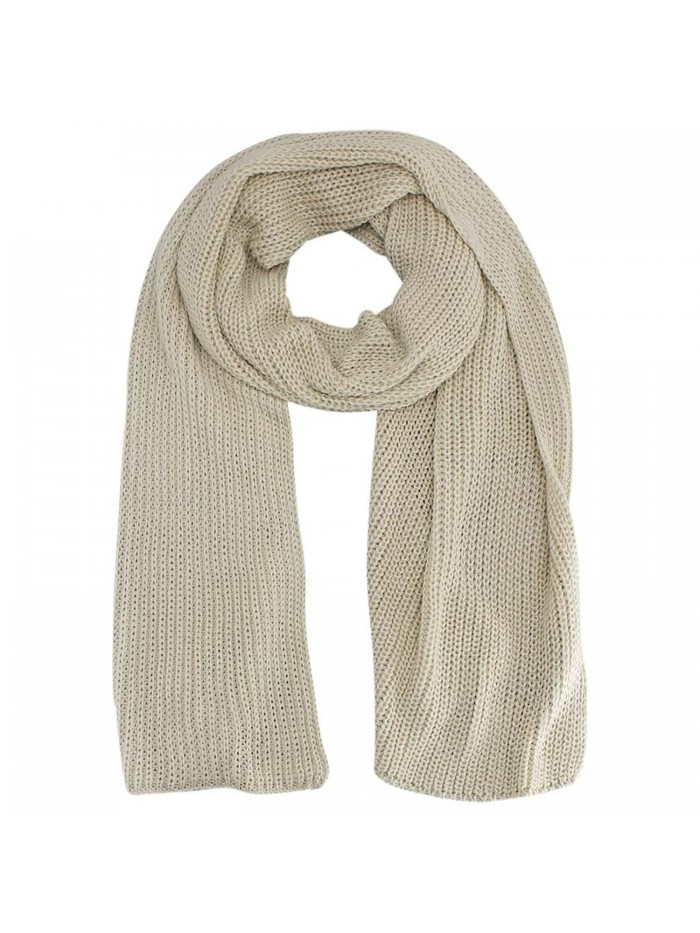 Oversized Winter Scarf - Beige - C111FU6EHE1