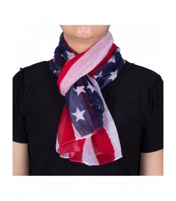 Patriotic American Pattern Womens Scarf in Fashion Scarves