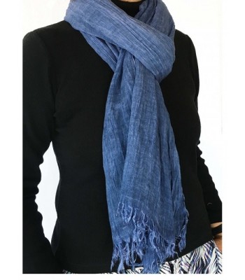 Natural Cotton Synthetic Fibers Scarves in Fashion Scarves