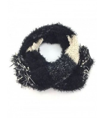 Charter Club Women's Mixed Media Chenille Oblong Scarf - Black - CY12CLRZNO9