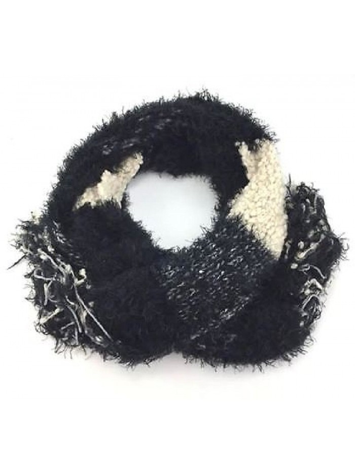 Charter Club Women's Mixed Media Chenille Oblong Scarf - Black - CY12CLRZNO9