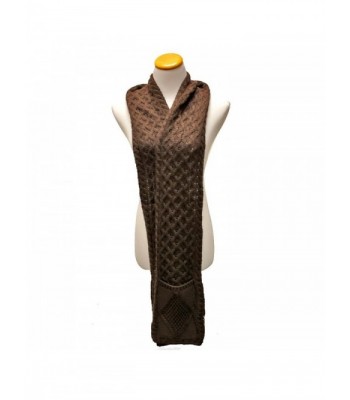Brown Classic Unisex Winter Pockets in Fashion Scarves