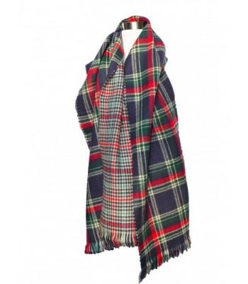 Izzy Roo Reversible Plaid Scarf in Fashion Scarves