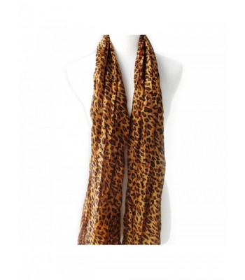 Womens Brown Leopard Winter Autumn in Fashion Scarves