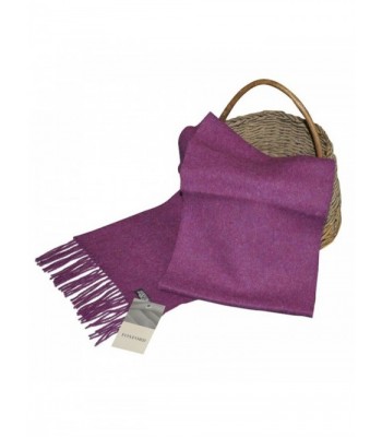 Ladies Wool Scarf- 100% Lambswool extra soft- Imported from Ireland- Purple - CU11JGO0G75