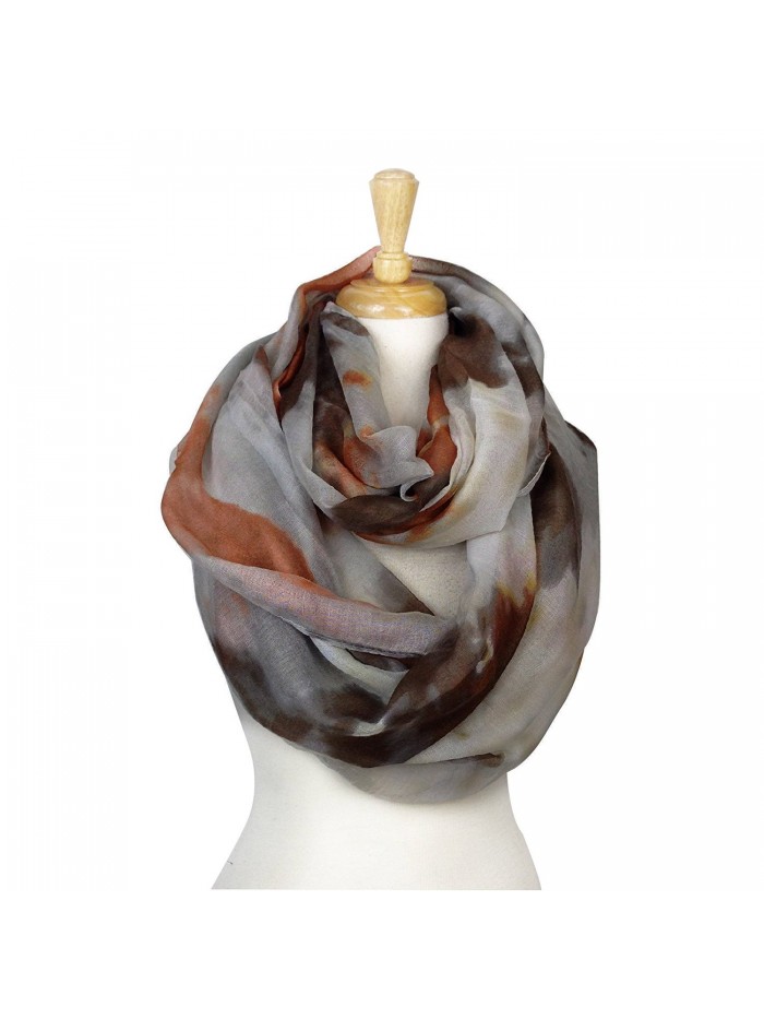 Paskmlna Women's Lightweight Soft Infinity Loop Scarves - Apr-55 - CS17YZRTM98