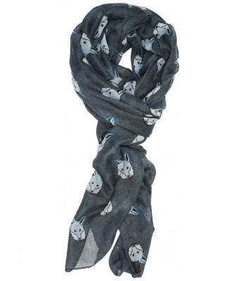 Ted and Jack - Fox Hunt Stylish Print Fall Scarf - Slate Blue - CW126GAM2AX