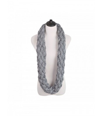 Premium Solid Winter Infinity Circle in Cold Weather Scarves & Wraps