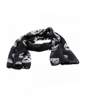 Crossbones Skeleton Halloween Clothing Fashion in Fashion Scarves