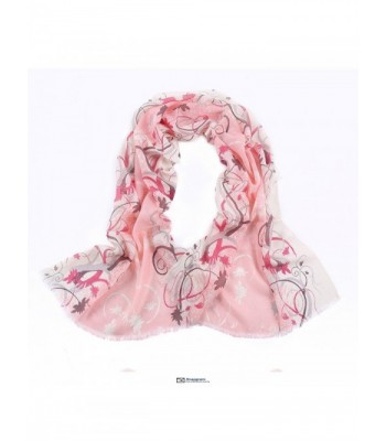 Aqueena Women's 100% Wool Soft Wrap Pashmina Scarf - Pink02 - C61288U557D