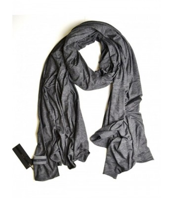 SALE $34.99 Fluxus Nomad Scarf Charcoal Grey Unisex Oprah's Must-Haves Cotton - CO11BFUS5RV