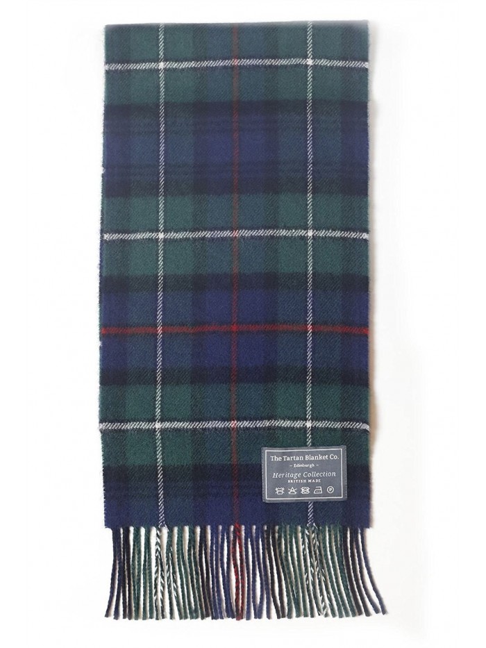 The Tartan Blanket Co. Scottish Lambswool Scarf Mackenzie Modern Tartan - C312E187K5B