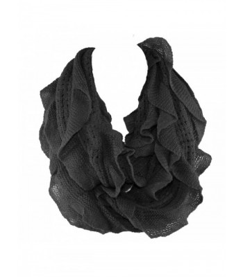 Elegant Woven Infinity Figure Endless in Fashion Scarves