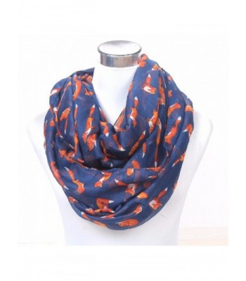 oliviabeauty Womens fashion Leopard Infinity Scarf - Orange-fox - CY12N256ESN