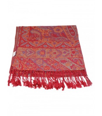 Kuldip Series 3 Double Ply Reversible/Double Sided Jamawar Pashmina Scarf Shawl Wrap. - 3000242 - C611QIPVUYD