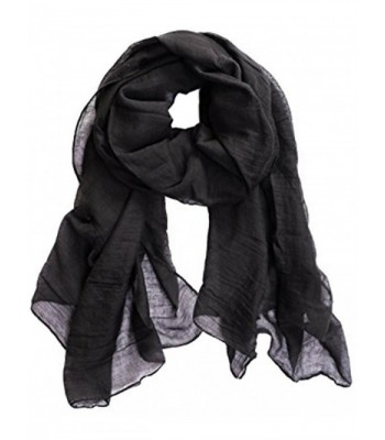 MEYKISS Cotton and Wool Blended Long Scarf 70.87" x 39.37" - Color 1 - CU17X6X205Z