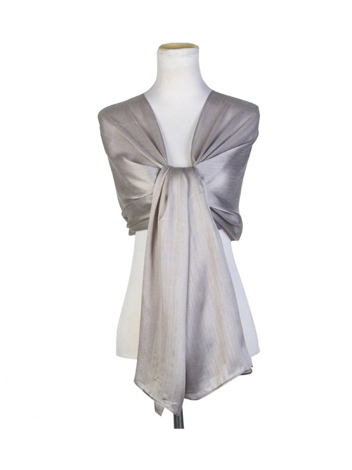Silky Iridescent Scarf Maxi Wrap Stole Wedding Bridal Party Prom ...
