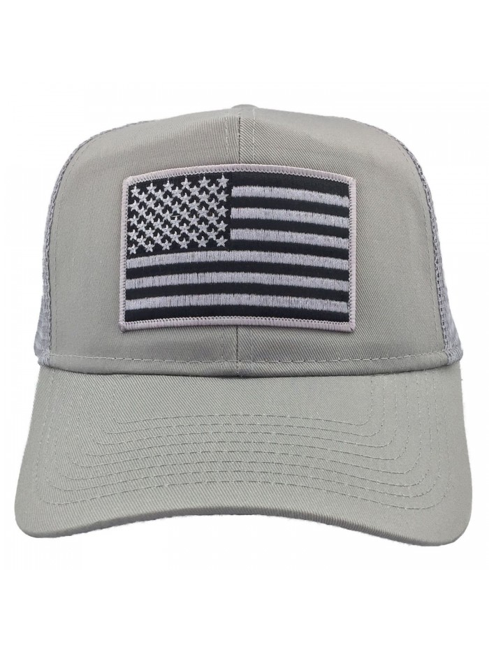 AMERICAN GREY FLAG MESH USA TRUCKER CAP - CU1856M0230