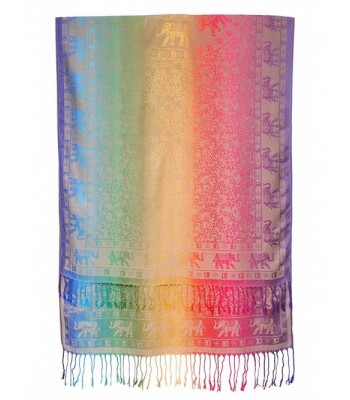 Bijoux Ja Elephant Rainbow Pashmina in Fashion Scarves