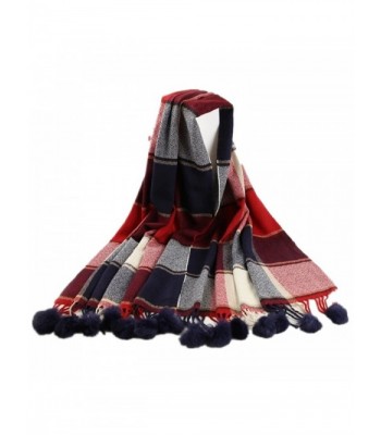 QMY Unisex Tartan Blanket Pashmina in Wraps & Pashminas