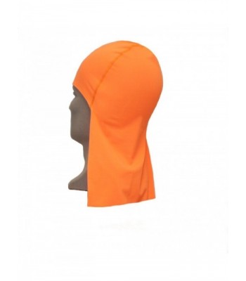 Maxit 103800145 CODA CAP Nylon/Spandex Solid Beanie Hat with Neck Shade- Universal- Orange - Orange - CU11VZPU6OB