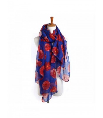 Bluelans Womens Fashion Flower Chiffon in Fashion Scarves