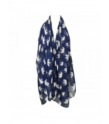 Wrapables Elephant Print Scarf Wrap