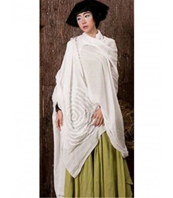 O159 Scarves Poncho Casual Embroidery