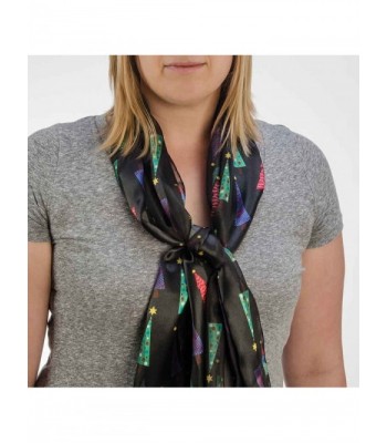 Purple Box Jewelry Christmas Scarf