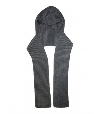 City Hunter H310 6 Ways to wear Hood Scarf Version 2 (6 Colors) - Dark Grey - CQ11HVPUO7N