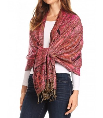 Sakkas 16125 Patterned Fringe Pashmina in Wraps & Pashminas