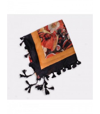 Bucasi Tassel Bohemian Psychedelic Inspired in Fashion Scarves