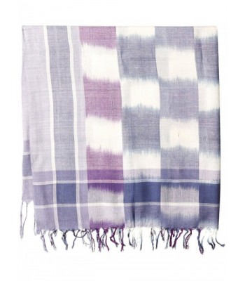 Fiorentina Womens Plaid Checkered Fringe