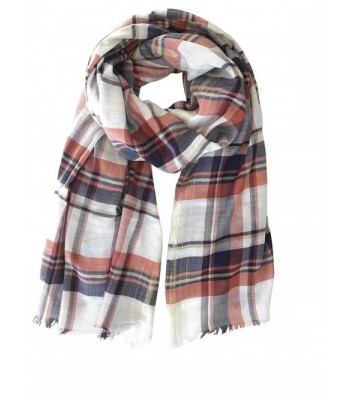 Kitara Women's Plaid Lurex Scarf - C2188469ZU9