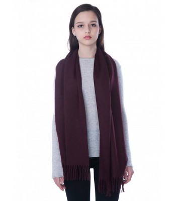 100 Cashmere Scarf Premium cashmere - Black Cherry - CQ12OHUELFX