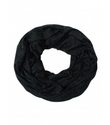 Steven Madden Women's Galaxy Sparkle Infinity Scarf - Black - C21289G1K25