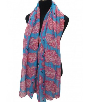 Lina Lily Flamingo Womens Lightweight in Fashion Scarves