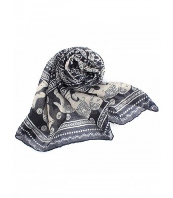 Clearance Elephant Lightweight Scarves Antumn