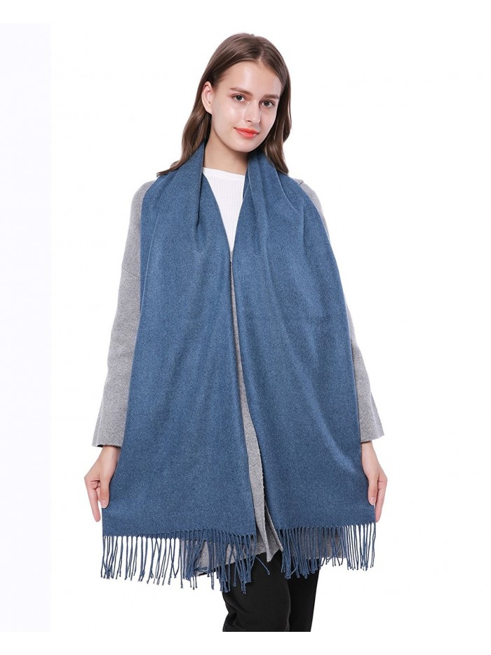 Cashmere Virgin Wool Thick Pashmina Scarf Soft Warm Long Shawl Scarves ...