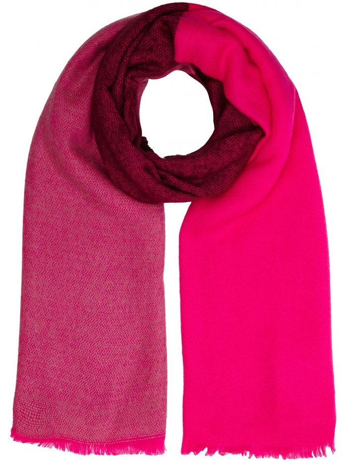 Joules Women's Berkley Mid Sized Warm Handle Wrap Scarf - True Pink - C512G5DUV33