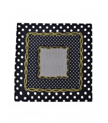 Salutto Kerchief Neckerchief Pattern BlackWhite