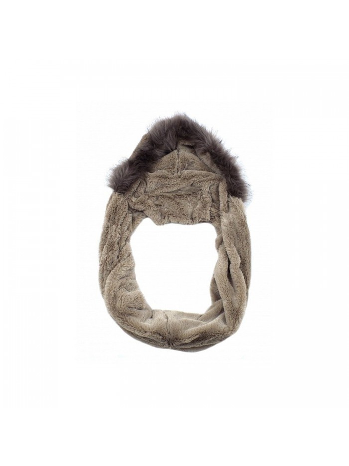 Fur Snood/Hat - Cream - CE1884IMTUM