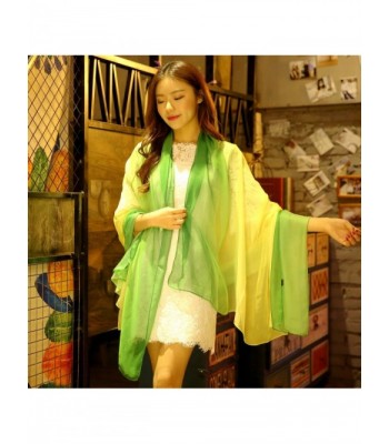 Aolige Women Beatiful Gradient Summer in Fashion Scarves