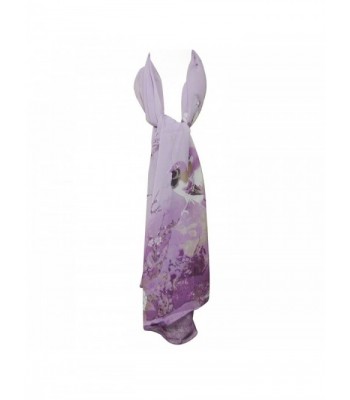 Wrapables Floral Polyester Oblong Wisteria in Fashion Scarves