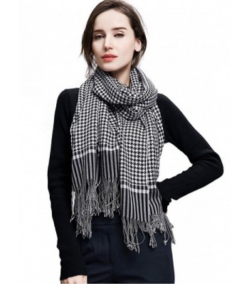 Women's Australian Wool Cozy Winter Warm Thick Wrap Scarf Shawl - White ...