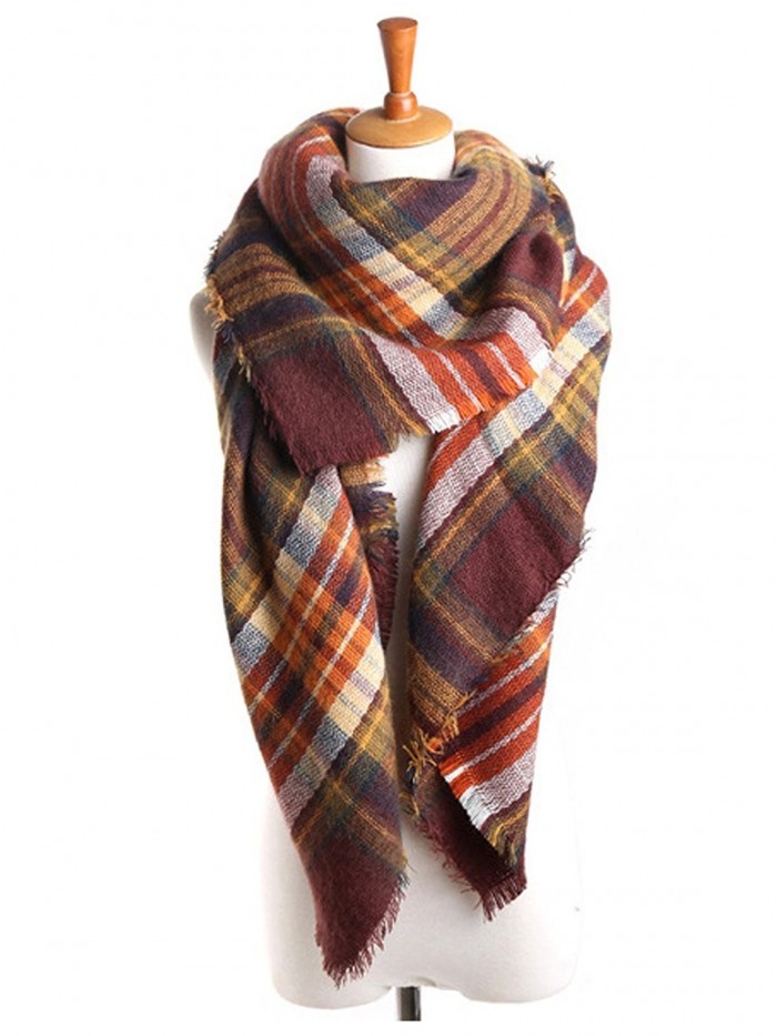 Zando Fashion Scarves Oversized Blanket - Coffee Scarf - CJ12NG9CHEZ