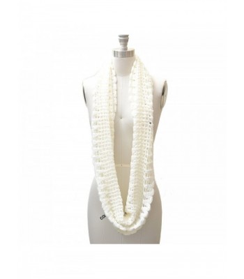 Loose Infinity Scarf White Color